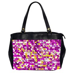 Funky Sequins Oversize Office Handbag (2 Sides) by essentialimage