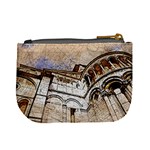 Building Architecture Columns Mini Coin Purse Back