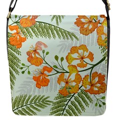 Peacock Flower Seamless Pattern Flap Closure Messenger Bag (s) by Vaneshart