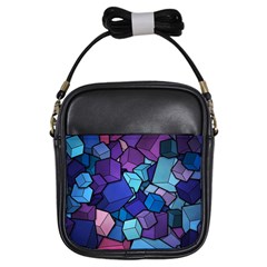 Geometric Pattern Girls Sling Bag by Vaneshart