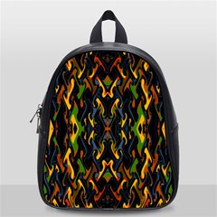 Abstract-a-5 School Bag (small) by ArtworkByPatrick