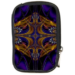 Abstract Art Artwork Fractal Compact Camera Leather Case by Wegoenart