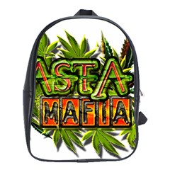 Cannabis Hemp Hashish Illegal Drug Trade Rasta School Bag (xl) by Vaneshart