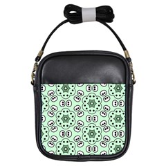 Background Texture Dots Pattern Girls Sling Bag by Vaneshart