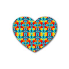 Pop Art  Heart Coaster (4 Pack)  by Sobalvarro