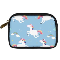 Unicorn Seamless Pattern Background Vector (2) Digital Camera Leather Case by Sobalvarro