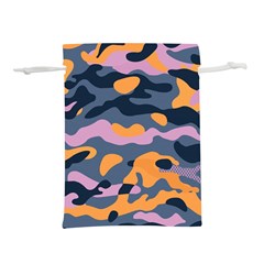 Camouflage Background Textile Uniform Seamless Pattern Lightweight Drawstring Pouch (l) by Vaneshart