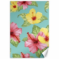 Hibiscus Canvas 12  X 18  by Sobalvarro