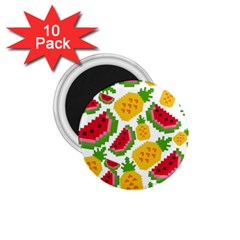 Watermelon Pattern Se Fruit Summer 1 75  Magnets (10 Pack)  by Vaneshart