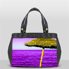 Pop Art Beach Umbrella Oversize Office Handbag (2 Sides) by essentialimage