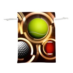 Sport Ball Tennis Golf Football Lightweight Drawstring Pouch (l) by HermanTelo