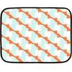 Wallpaper Chevron Double Sided Fleece Blanket (Mini)  35 x27  Blanket Front