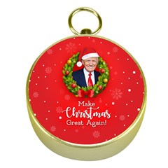 Make Christmas Great Again With Trump Face Maga Gold Compasses by snek