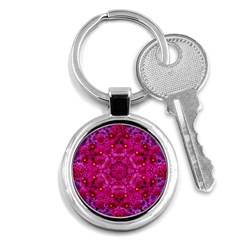 Flower Suprise To Love And Enjoy Key Chain (round) by pepitasart