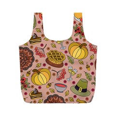 Thanksgiving Pattern Full Print Recycle Bag (m) by Sobalvarro