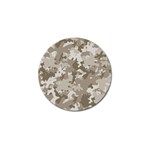 Tan Army Camouflage Golf Ball Marker (4 pack) Front