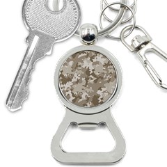 Tan Army Camouflage Bottle Opener Key Chain by mccallacoulture