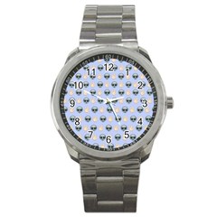 Alien Pattern Sport Metal Watch by Sapixe