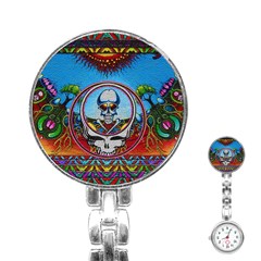 Grateful Dead Wallpapers Stainless Steel Nurses Watch by Sapixe