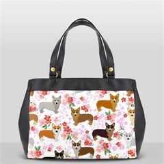 Corgis Corgi Pattern Oversize Office Handbag by Sapixe