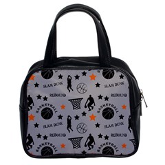 Slam Dunk Basketball Gray Classic Handbag (two Sides) by mccallacoulturesports