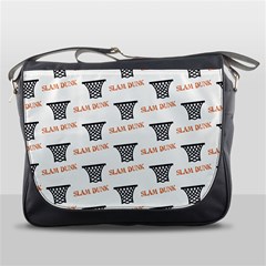 Slam Dunk Baskelball Baskets Messenger Bag by mccallacoulturesports