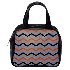 Basketball Thin Chevron Classic Handbag (one Side) by mccallacoulturesports