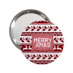 Merry Xmas Handbag Mirror (2 25 ) by xmasyancow