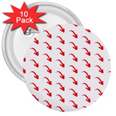 Create Your Own Custom Online Full Print Blank Template 3  Buttons (10 Pack)  by startdesign