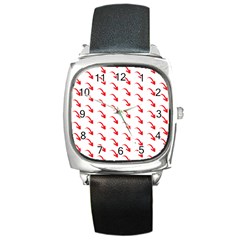 Create Your Own Custom Online Full Print Blank Template Square Metal Watch by startdesign