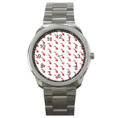 Create Your Own Custom Online Full Print Blank Template Sport Metal Watch by startdesign