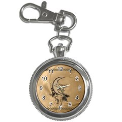 Deer On A Mooon Key Chain Watches by FantasyWorld7