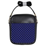 Pois Blanc/Marine Girls Sling Bag Front