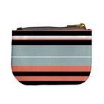 Bandes Orange/Bleu/Noir Mini Coin Purse Back