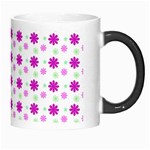 Background Flowers Multicolor Purple Morph Mugs Right