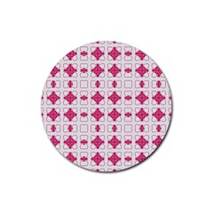 Df Hazel Conins Rubber Round Coaster (4 Pack)  by deformigo