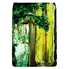 Old Tree And House With An Arch 8 Removable Flap Cover (l) by bestdesignintheworld