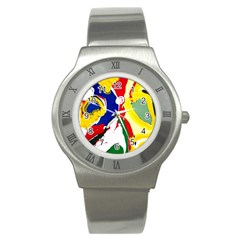 Africa As It Is 1 2 Stainless Steel Watch by bestdesignintheworld