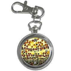 Happiness2 Key Chain Watch by MijizaCreations