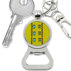 Peace People Hippie Friends And Free Living Fauna Bottle Opener Key Chain by pepitasart