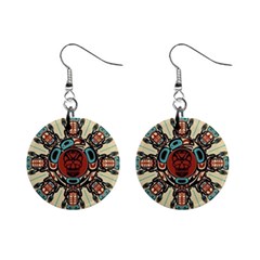 Grateful Dead Pacific Northwest Cover Mini Button Earrings by Sapixe