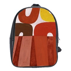 Sophie Taeuber Arp, Composition À Motifs D arceaux Ou Composition Horizontale Verticale School Bag (large) by Sobalvarro