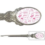 Cute Girly Seamless Pattern Letter Opener Front