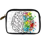 Brain Mind Psychology Idea Drawing Digital Camera Leather Case Front