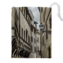 Houses At Historic Center Of Florence, Italy Drawstring Pouch (5xl) by dflcprintsclothing