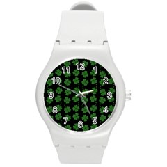 St Patricks Day Round Plastic Sport Watch (m) by Valentinaart