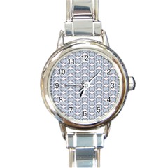 Digital Stars Round Italian Charm Watch