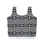 Optical Illusion Full Print Recycle Bag (M) Front