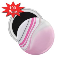 Modern Pink 2 25  Magnets (100 Pack)  by Sparkle