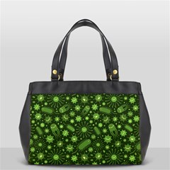 Seamless Pattern With Viruses Oversize Office Handbag (2 Sides) by Vaneshart